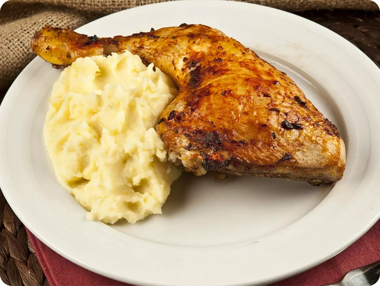 Cuisses de canettes purée (1)