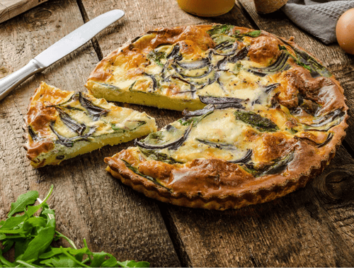 Quiche aux poireaux
