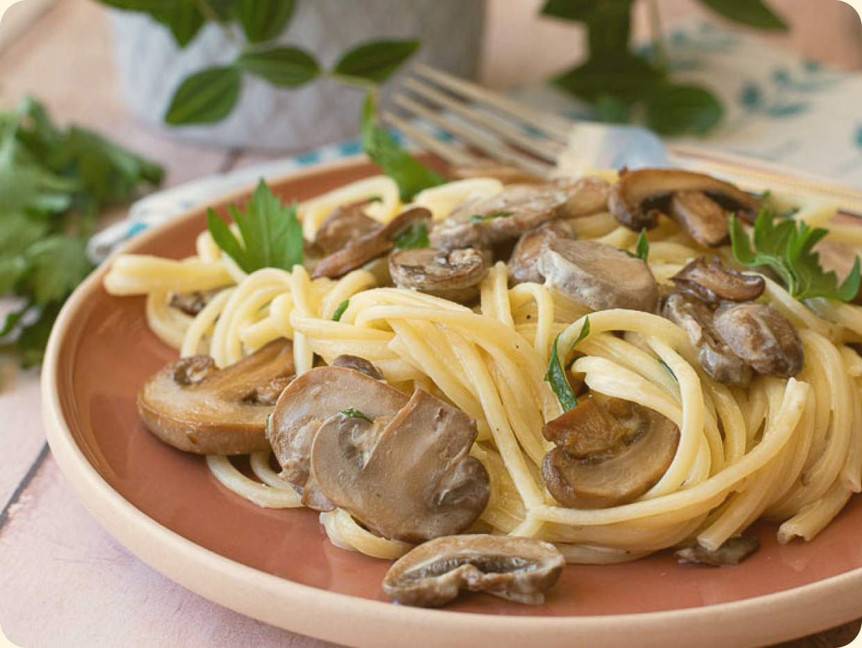 linguine pleurotes creme linguine pleurotes creme