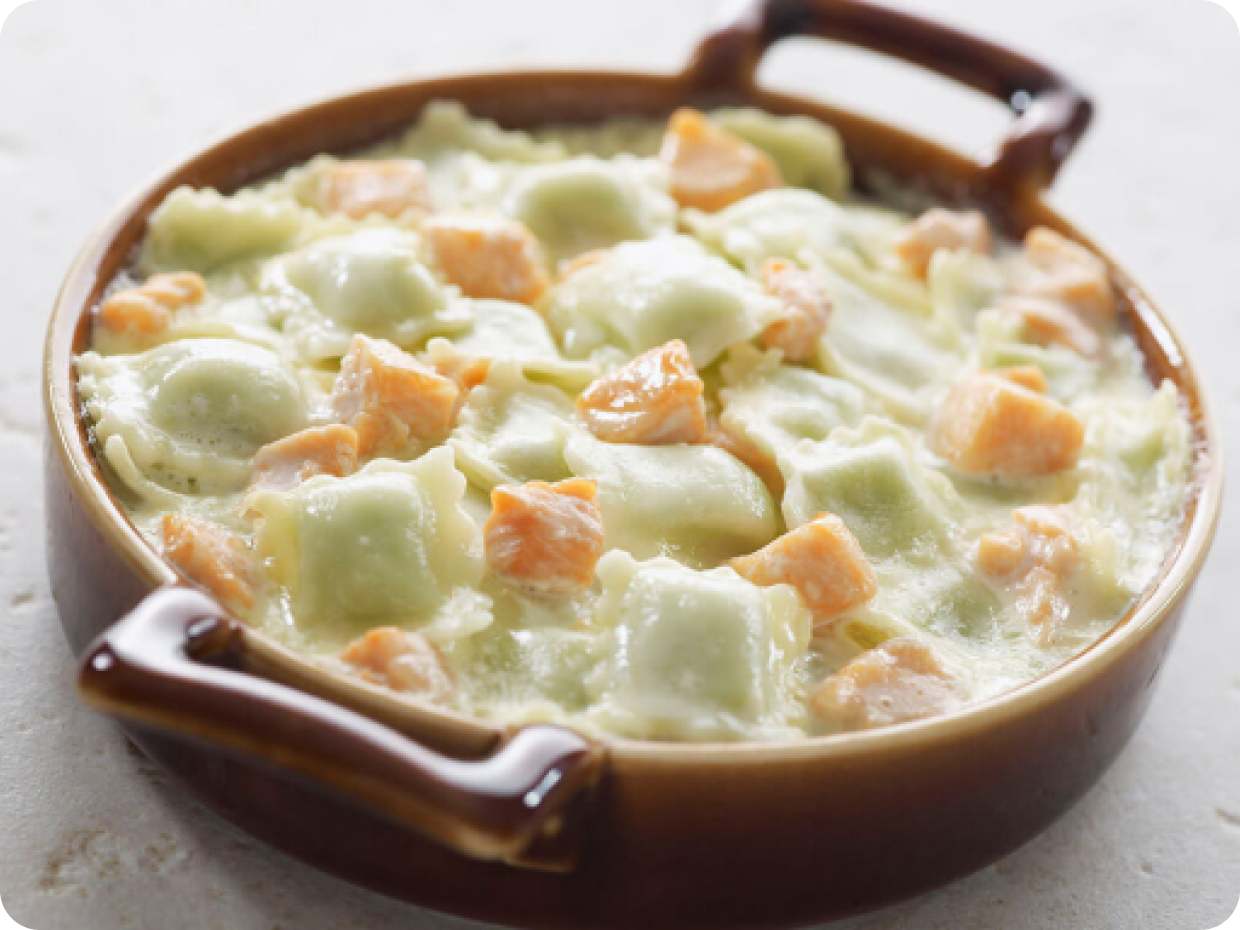 salade de ravioles au saumon salade de ravioles au saumon